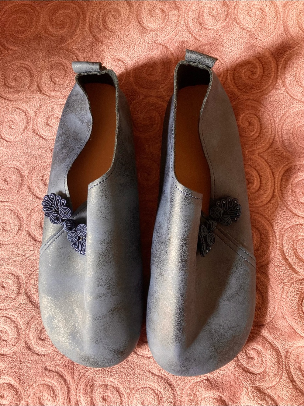 Stylish Blue Slip-On Shoes